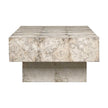 Uttermost Kotoa Bleached White Coffee Table