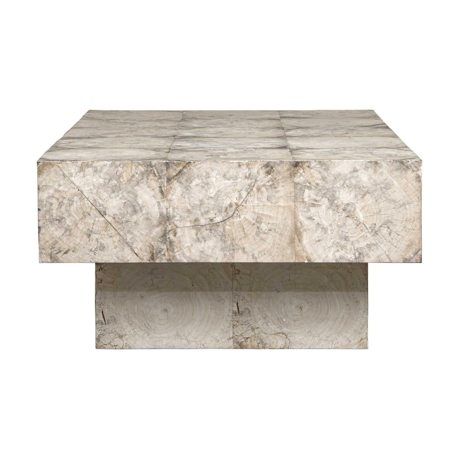 Uttermost Kotoa Bleached White Coffee Table