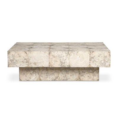 Uttermost Kotoa Bleached White Coffee Table
