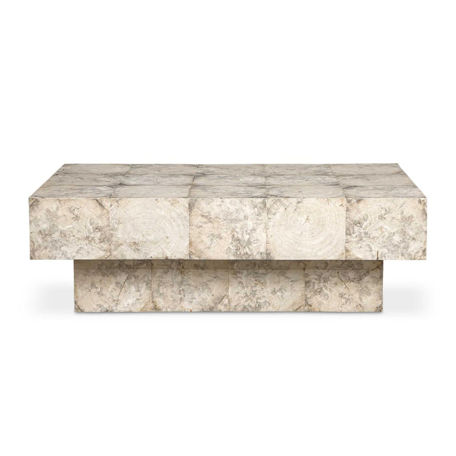 Uttermost Kotoa Bleached White Coffee Table