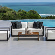 Uttermost Remsen Outdoor Black/Oyster Sofa
