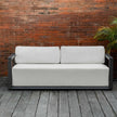 Uttermost Remsen Outdoor Black/Oyster Sofa