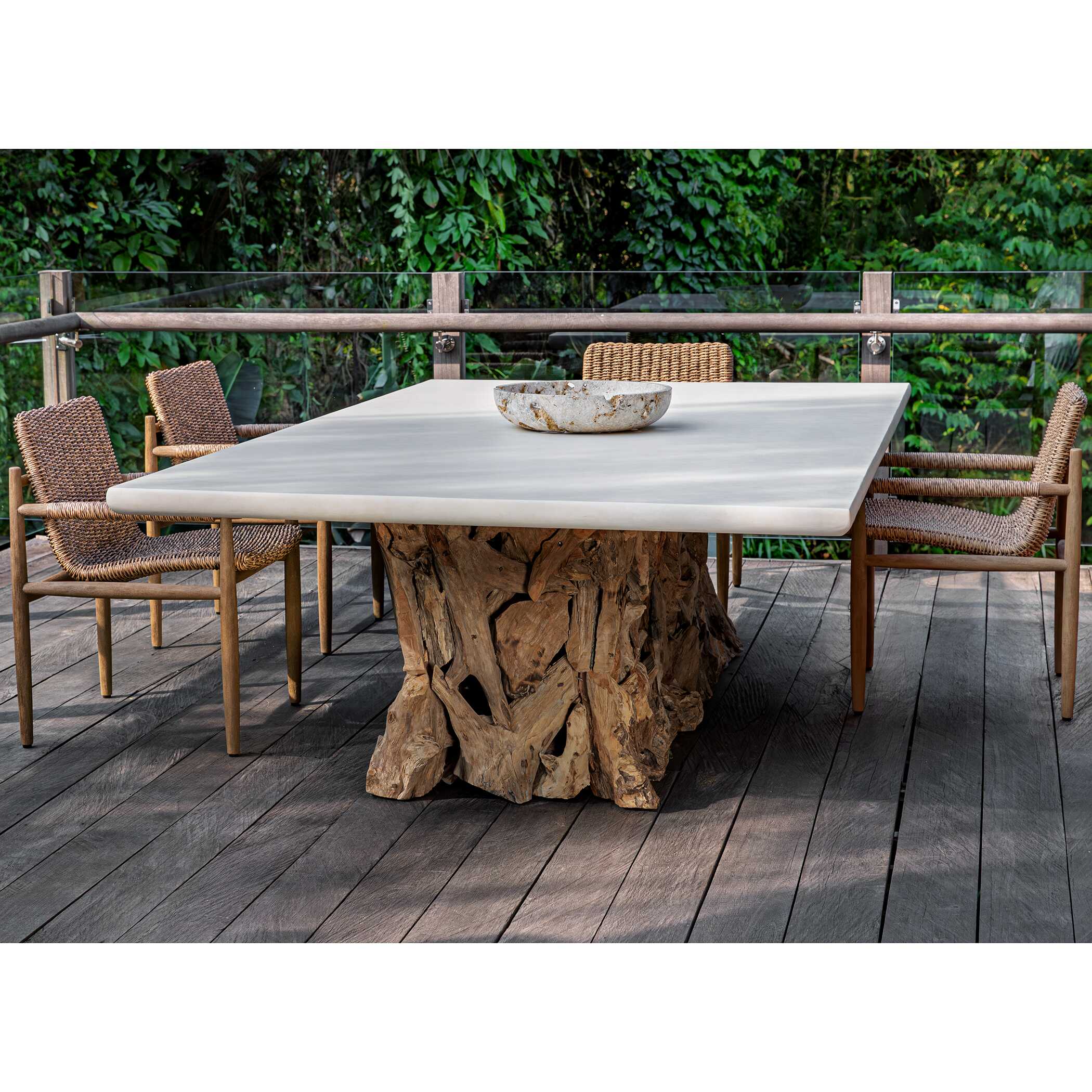 Uttermost Stonewood Indoor-Outdoor Dining Table