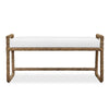 Uttermost Araiza White Fabric Bench