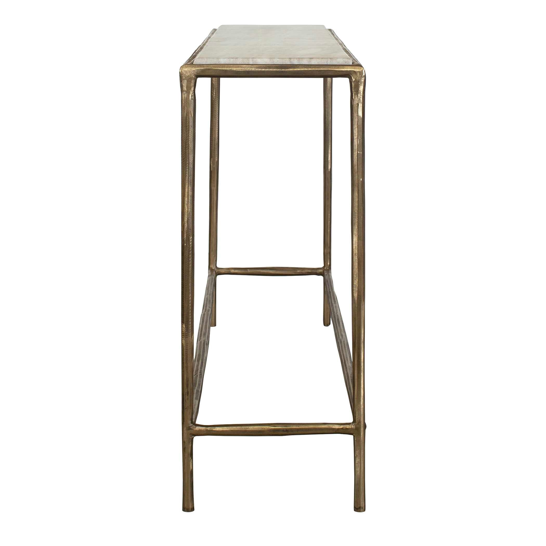 Uttermost Minerva Marble Top Console Table