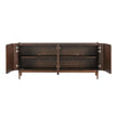 Uttermost Melbourne Mappa Burl 4 Door Cabinet