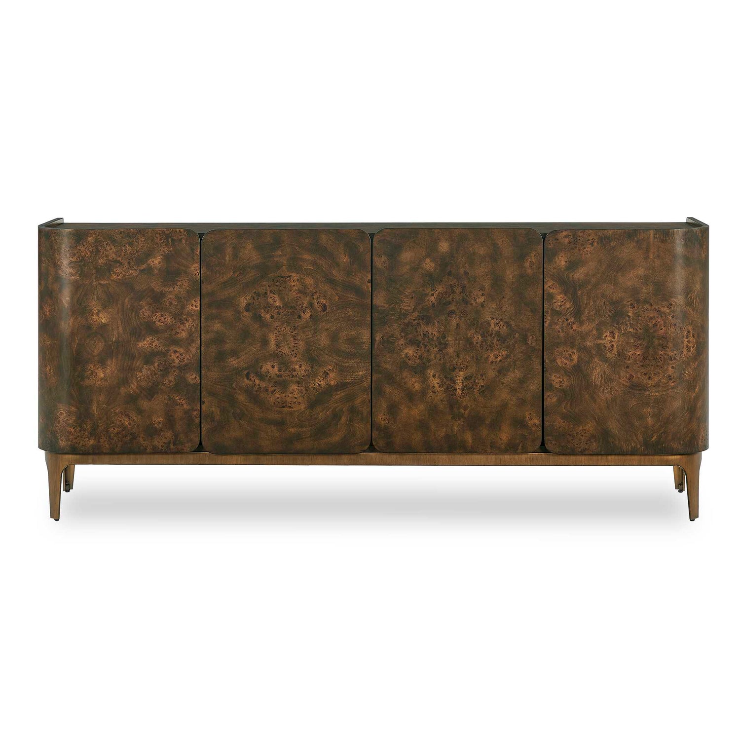 Uttermost Melbourne Mappa Burl 4 Door Cabinet