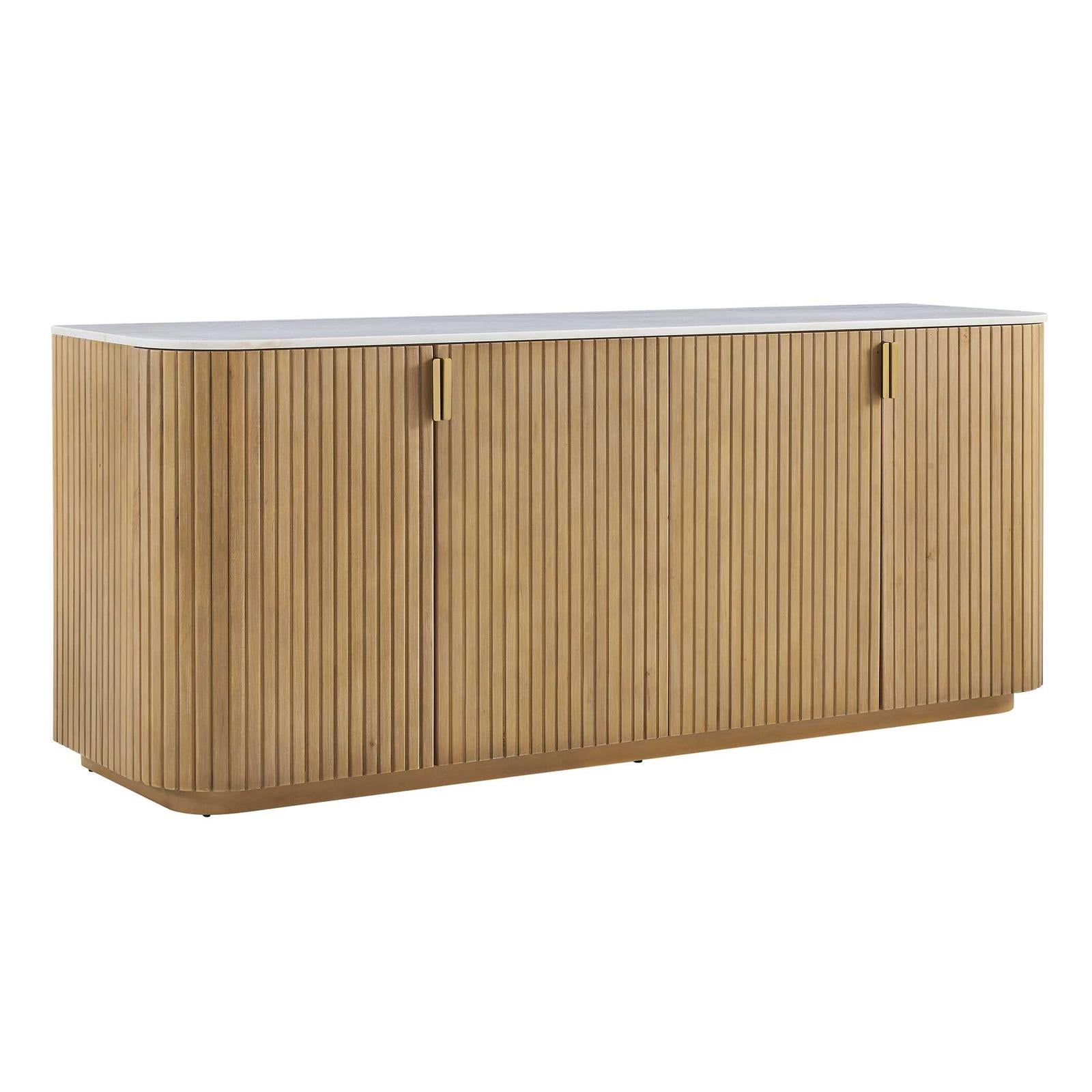 Uttermost Arik 4 Door Walnut Cabinet