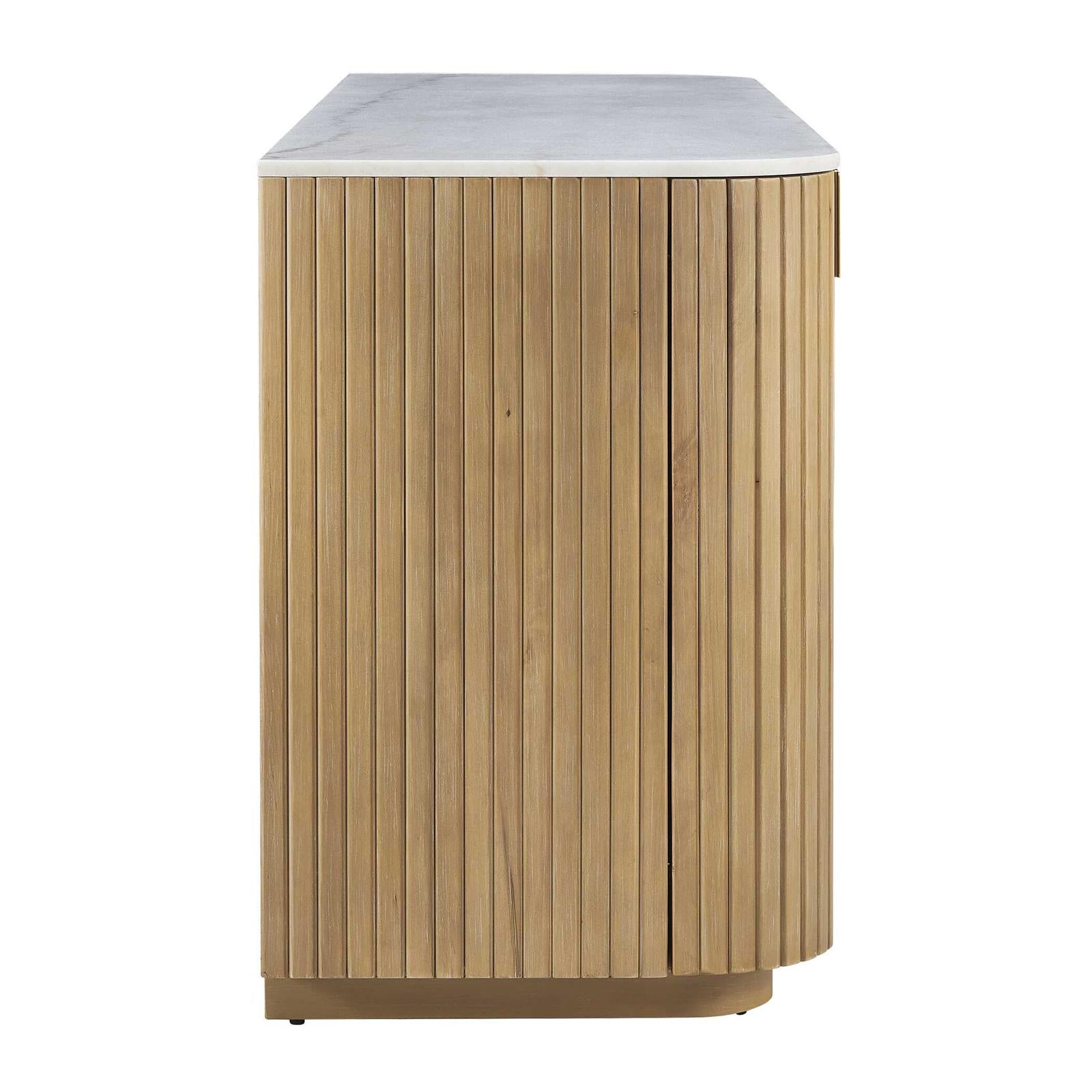 Uttermost Arik 4 Door Walnut Cabinet