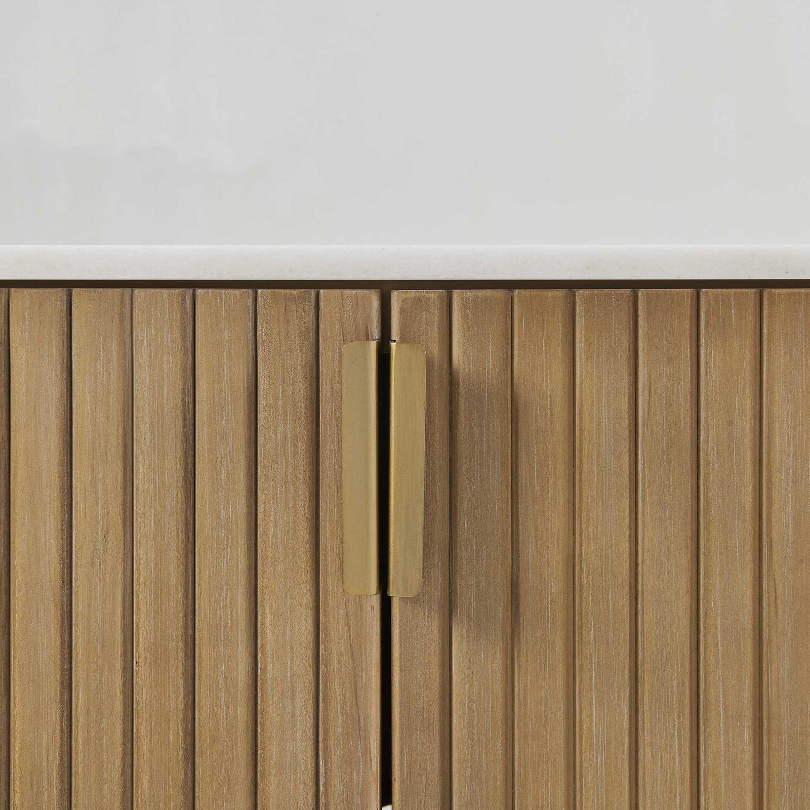 Uttermost Arik 4 Door Walnut Cabinet