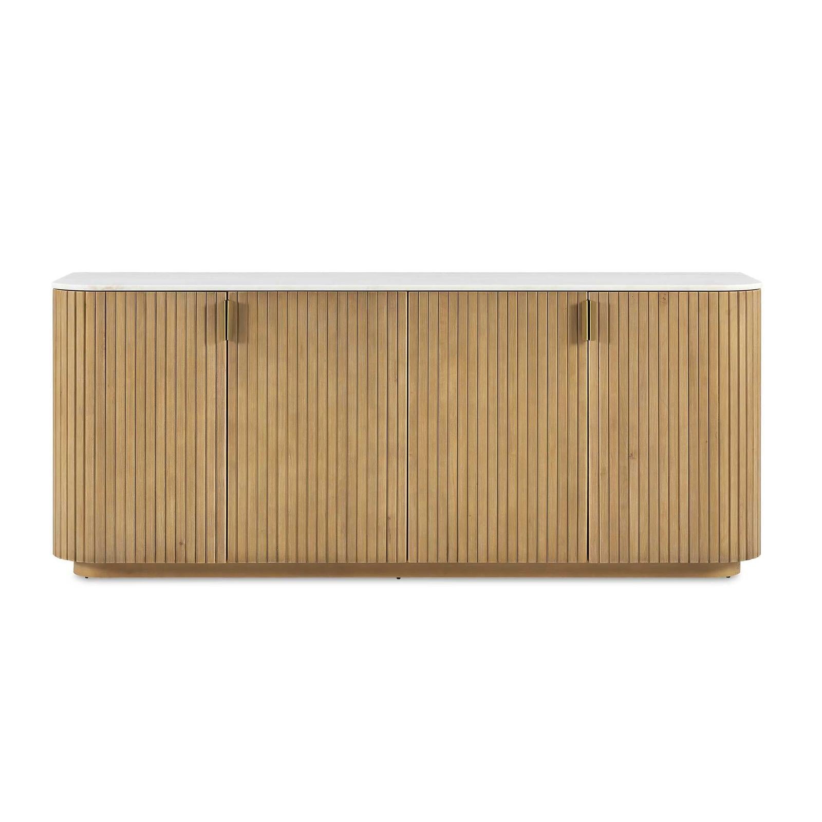 Uttermost Arik 4 Door Walnut Cabinet