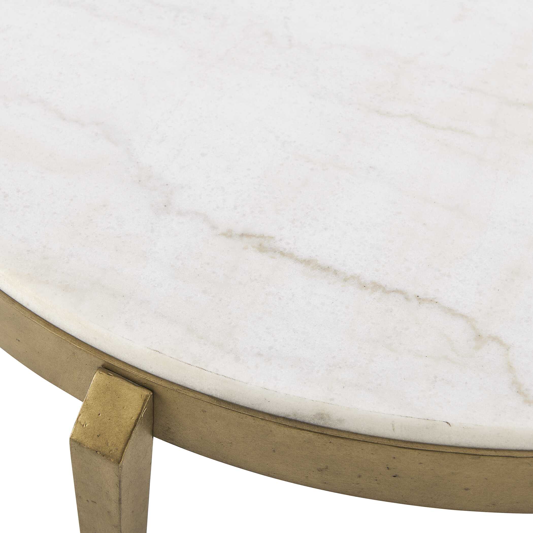 Uttermost Tylan Round Marble Coffee Table