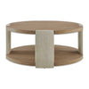 Uttermost Maulet Round Oak Coffee Table