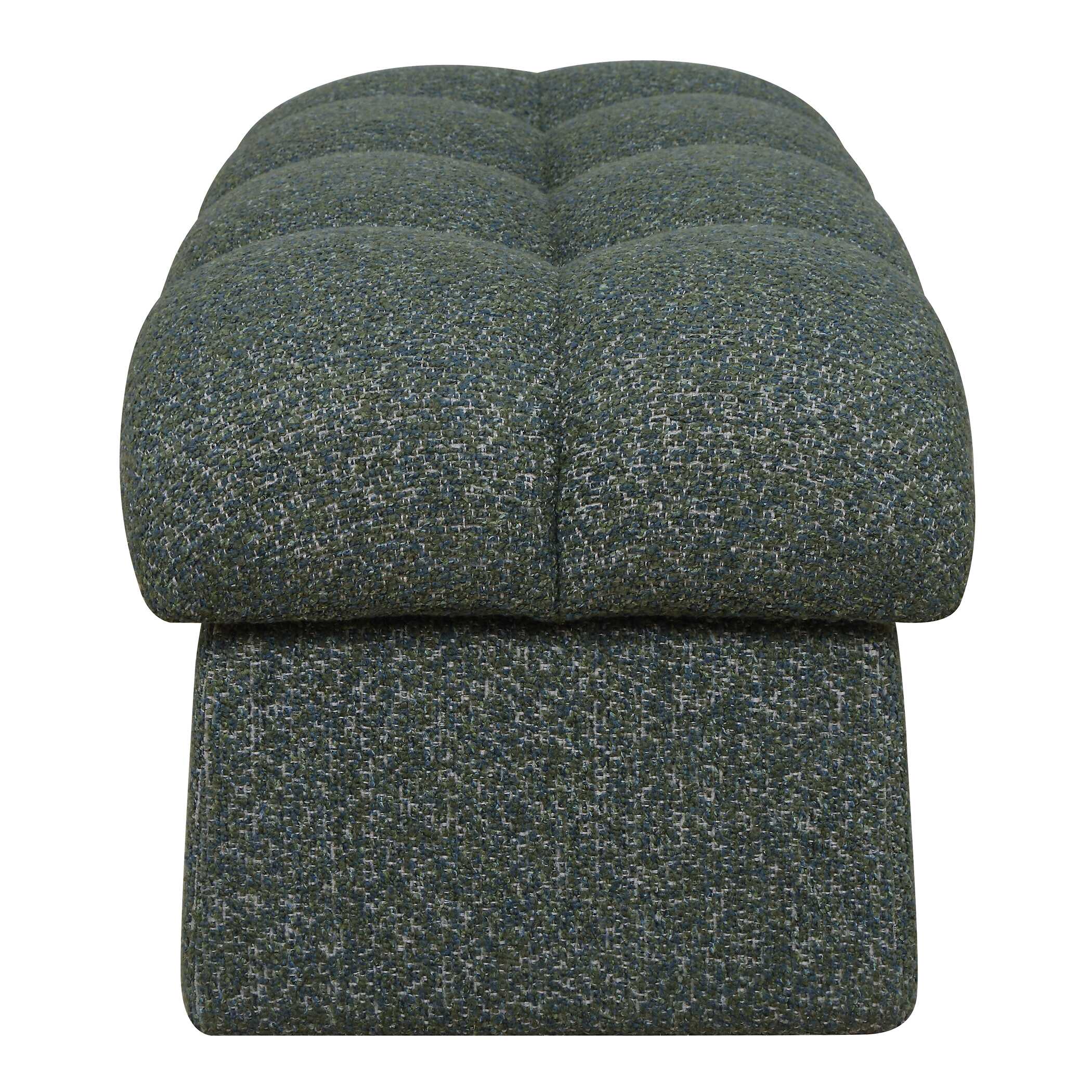 Uttermost Harlem Moss Green/ Lake Blue Bench