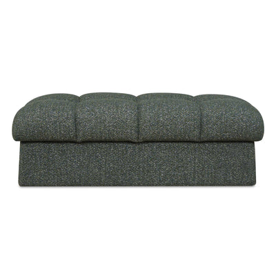 Uttermost Harlem Moss Green/ Lake Blue Bench