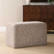 Uttermost Kelce Woven Checkered Ottoman