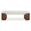Uttermost Thorian Off-White Bench