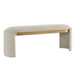 Uttermost Serena Bone White Bench