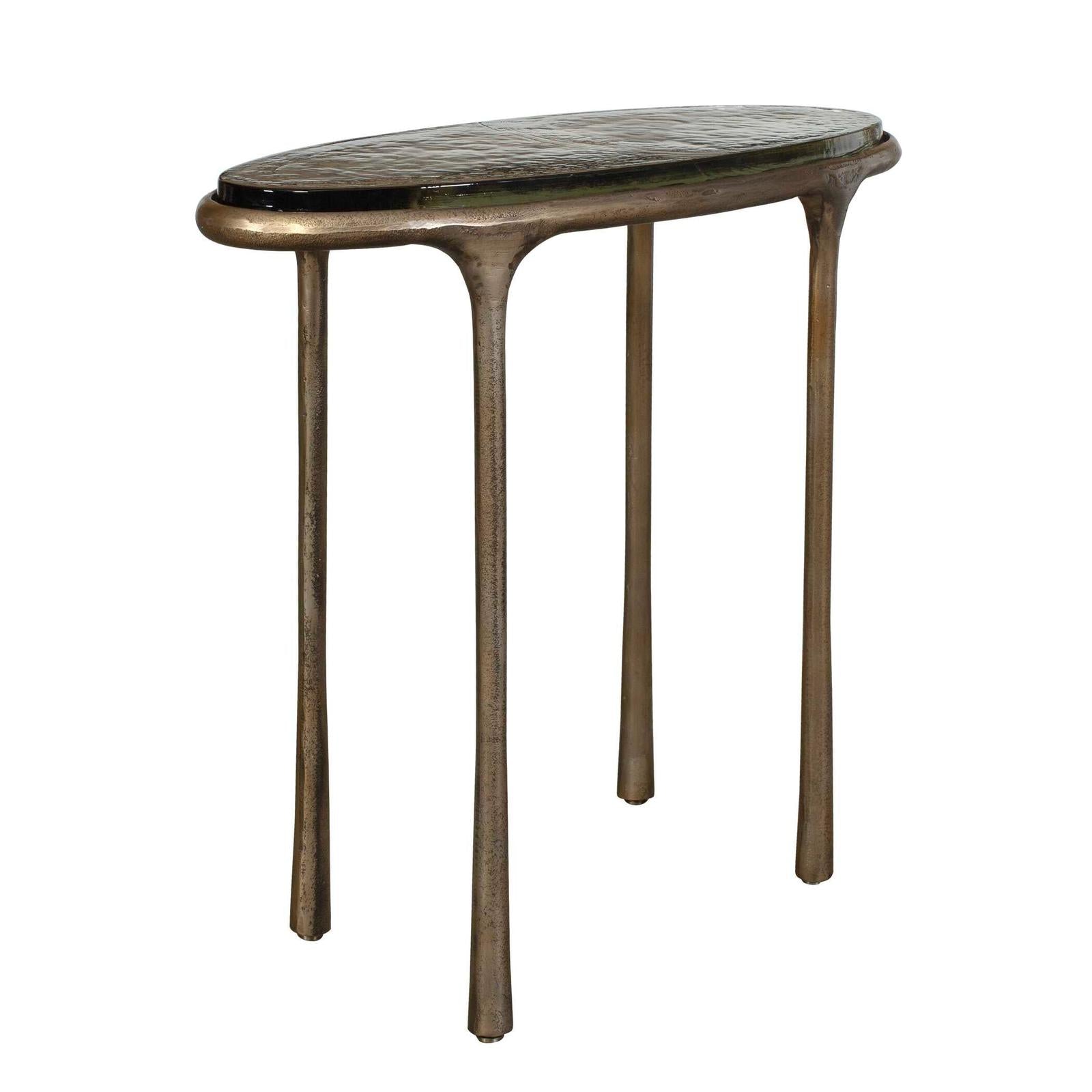 Uttermost Ata Brass Accent Table