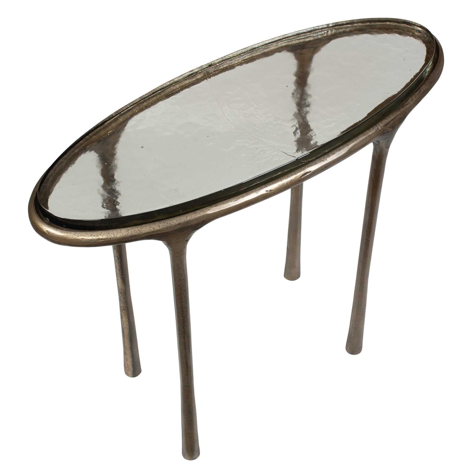 Uttermost Ata Brass Accent Table