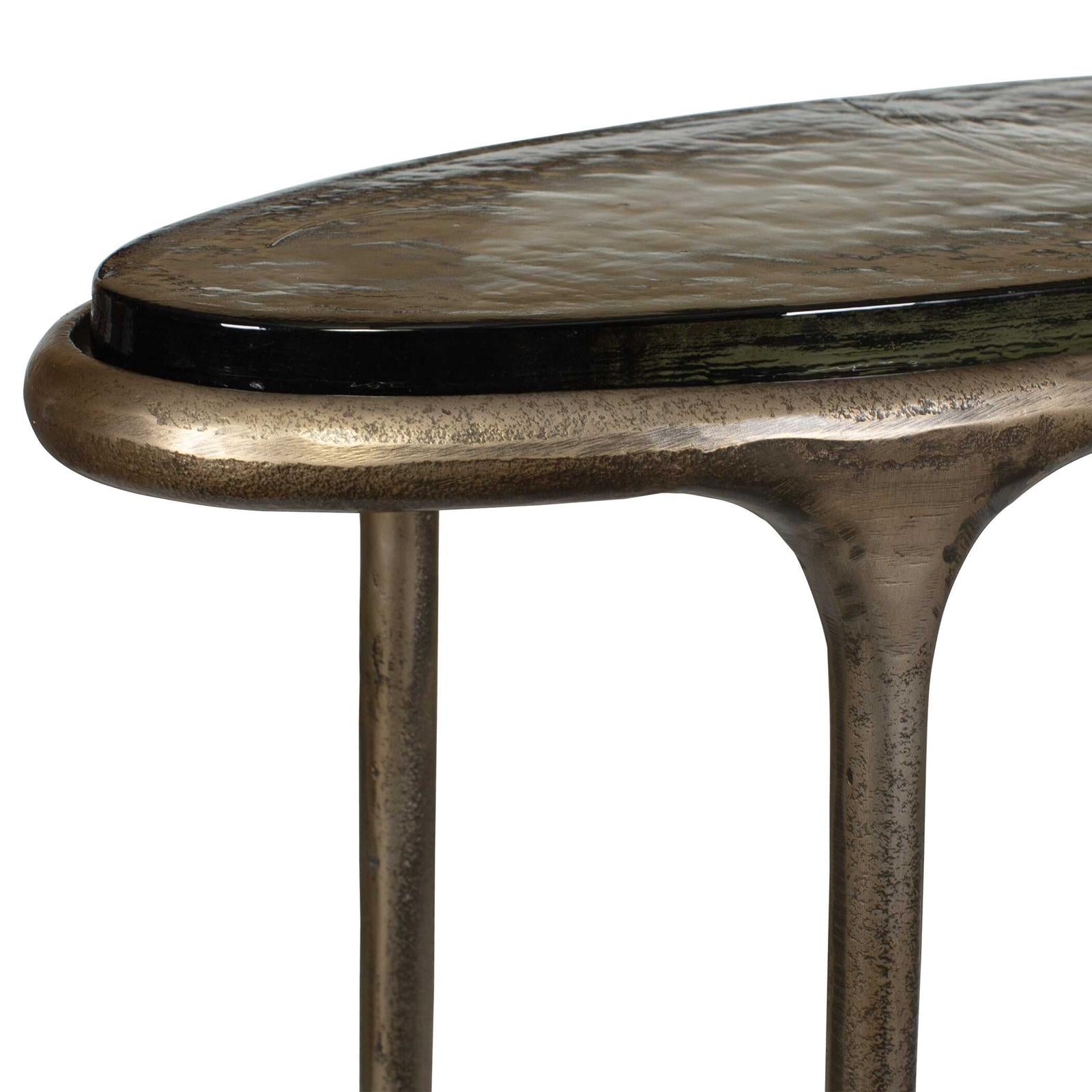Uttermost Ata Brass Accent Table