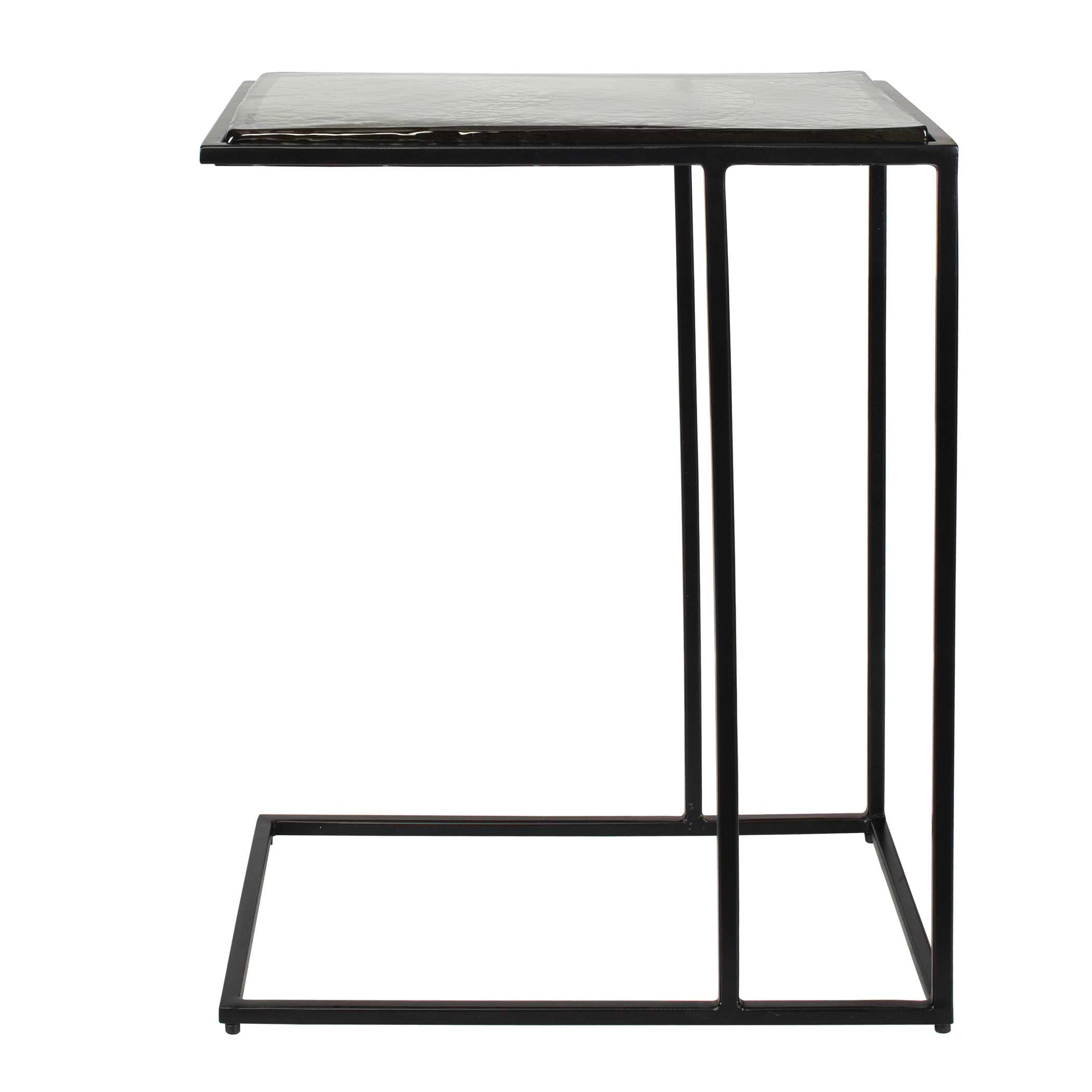 Uttermost Mateo Glass Top Accent Table