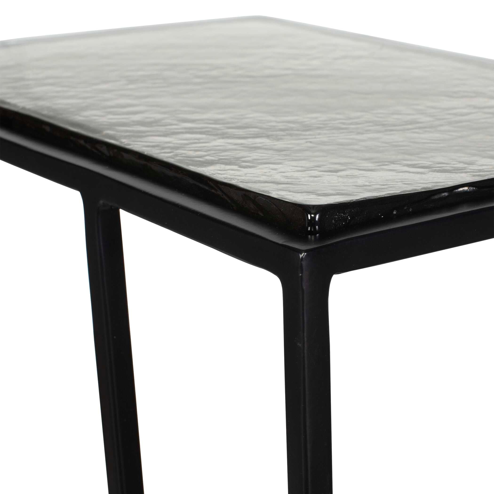 Uttermost Mateo Glass Top Accent Table