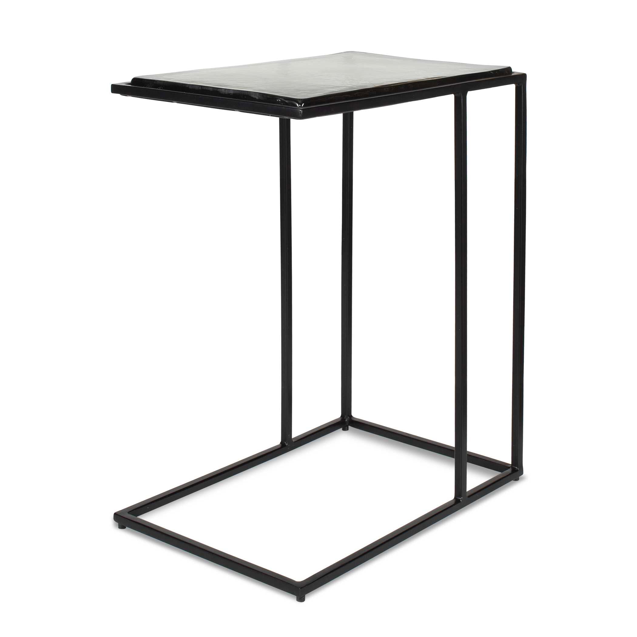 Uttermost Mateo Glass Top Accent Table