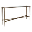 Uttermost Amara Antique Brass Console Table
