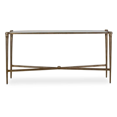 Uttermost Amara Antique Brass Console Table