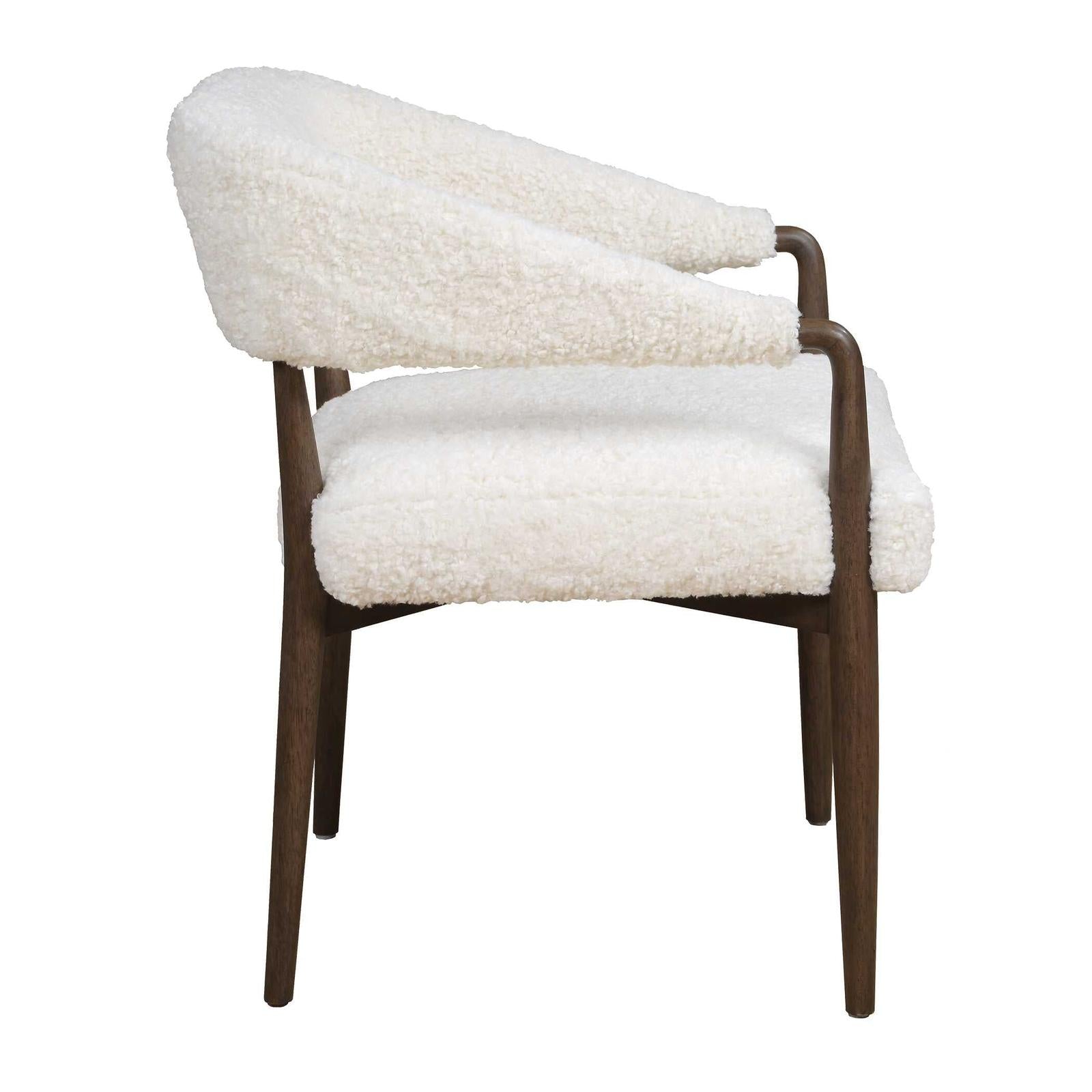 Uttermost Austell Shearling Dining Chair