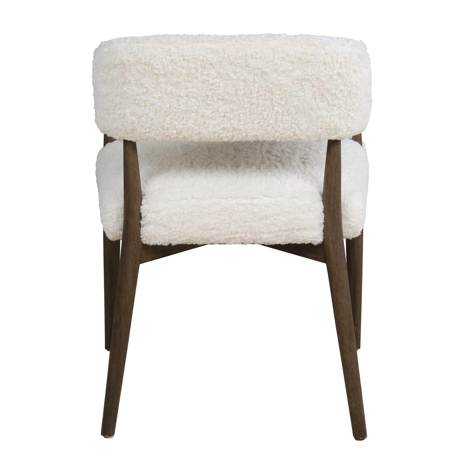 Uttermost Austell Shearling Dining Chair
