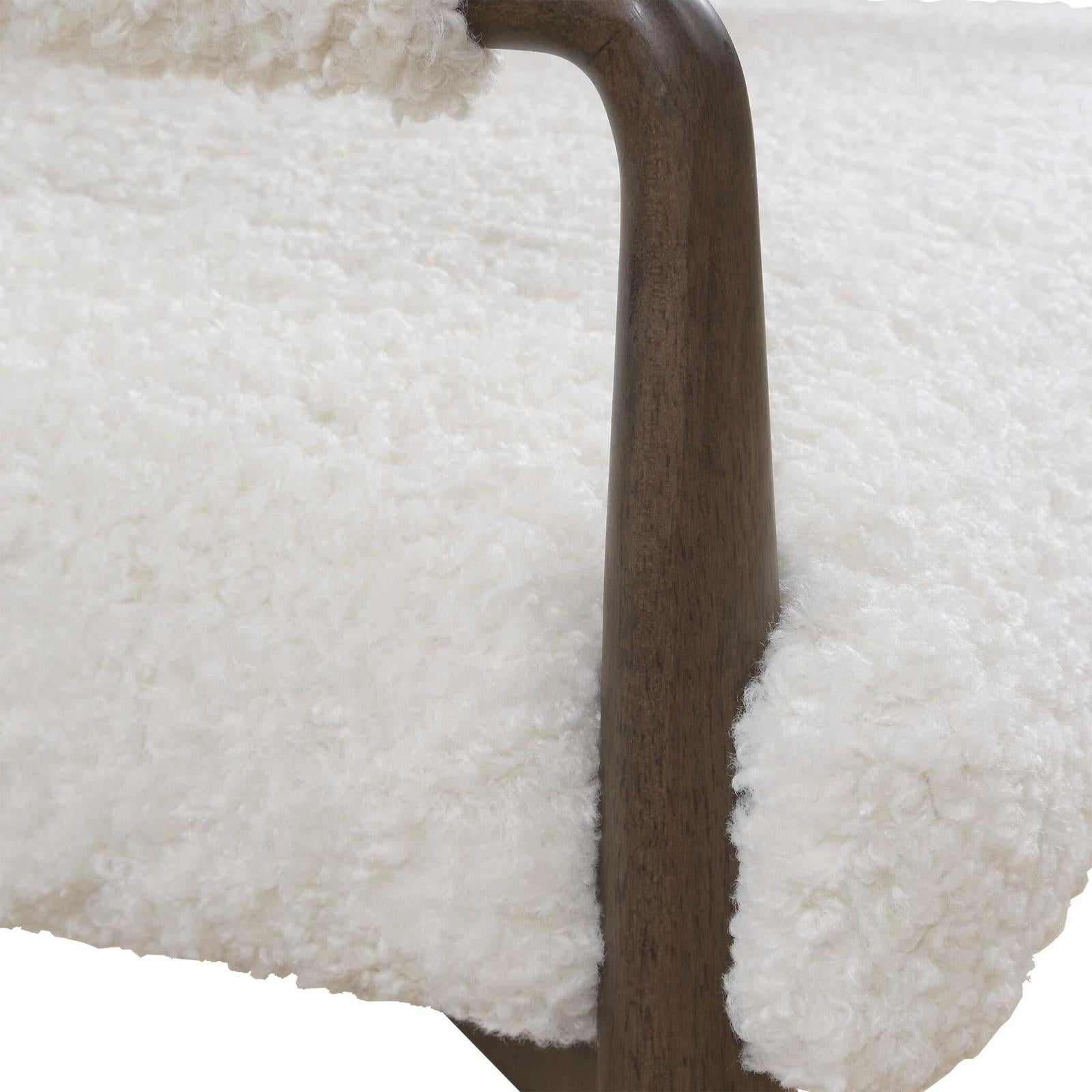 Uttermost Austell Shearling Dining Chair