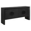 Uttermost Williams Black 4 Door Cabinet