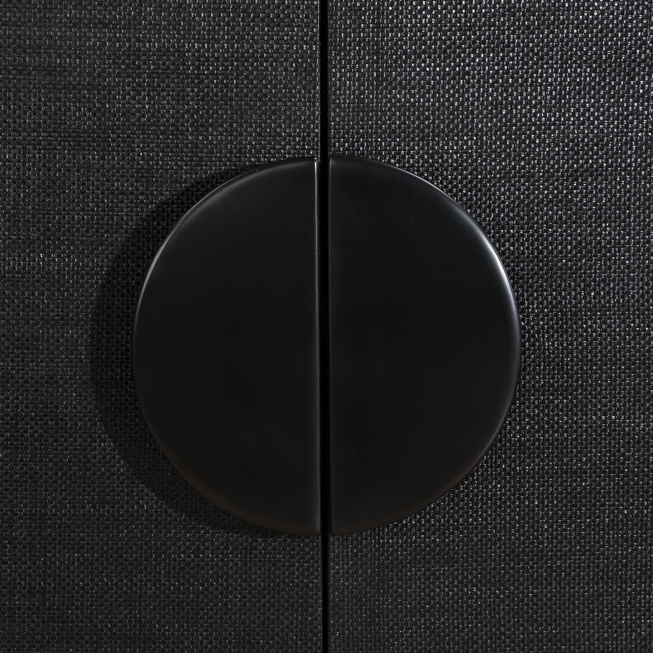 Uttermost Williams Black 4 Door Cabinet