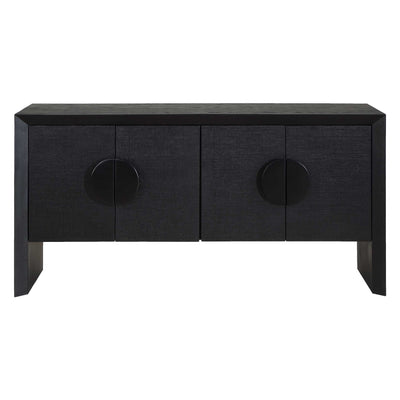 Uttermost Williams Black 4 Door Cabinet