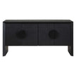 Uttermost Williams Black 4 Door Cabinet