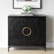 Uttermost Briseis Black 2 Door Cabinet