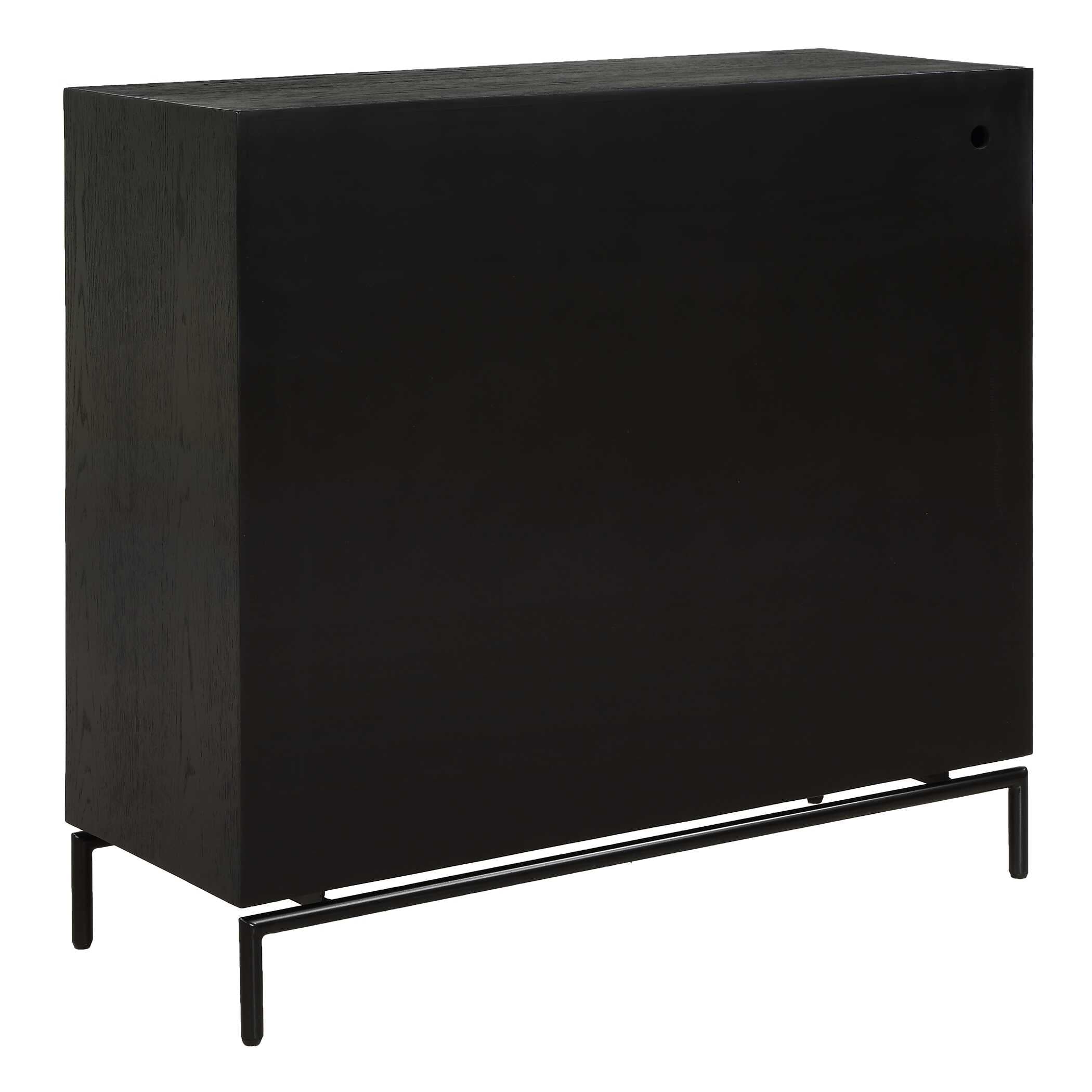 Uttermost Briseis Black 2 Door Cabinet