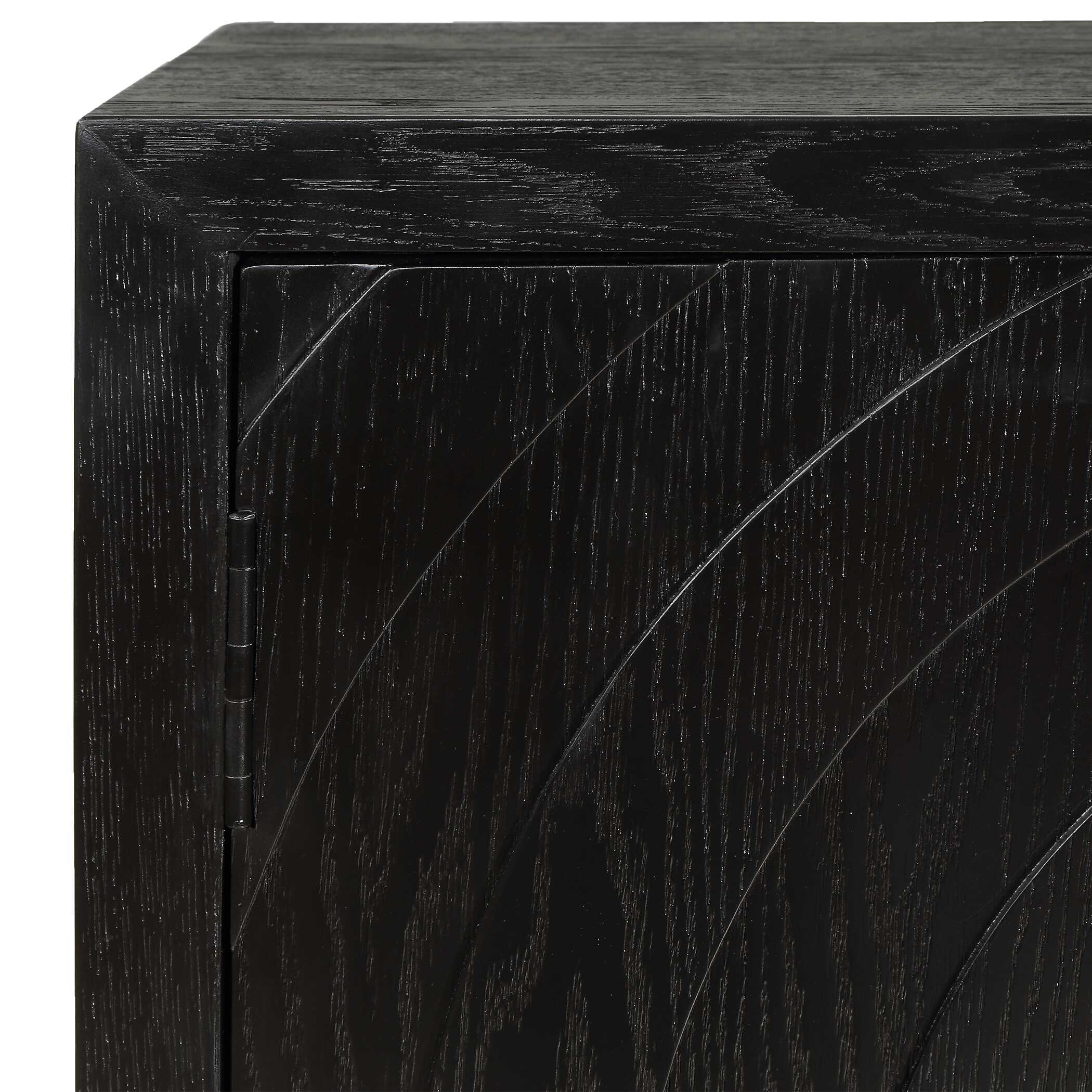 Uttermost Briseis Black 2 Door Cabinet