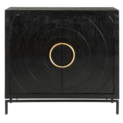 Uttermost Briseis Black 2 Door Cabinet