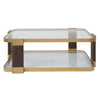 Uttermost Ryles Glass Coffee Table