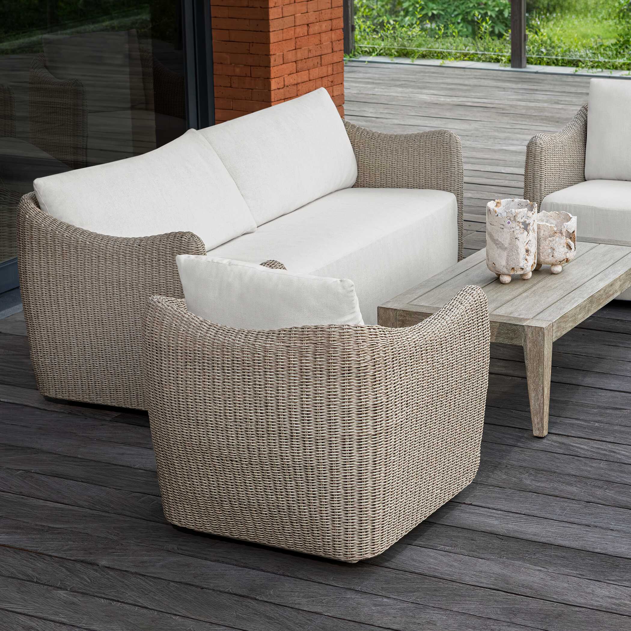 Uttermost Sunset Outdoor Swivel Lounge Chair