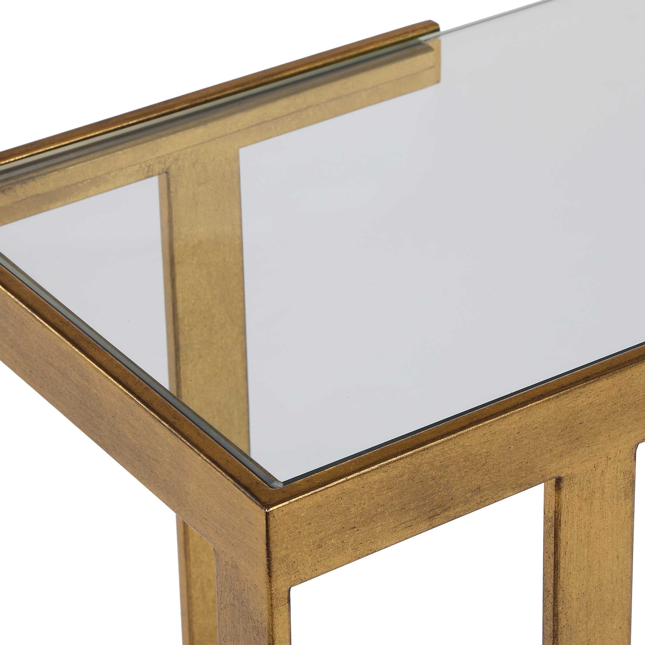Uttermost Kendrick Glass Console Table
