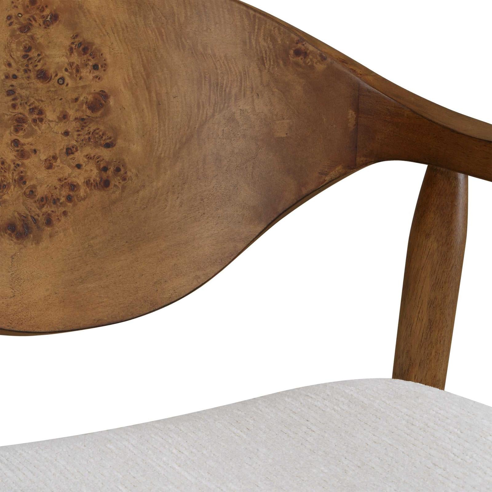 Uttermost Augusta Burl Dining Chair