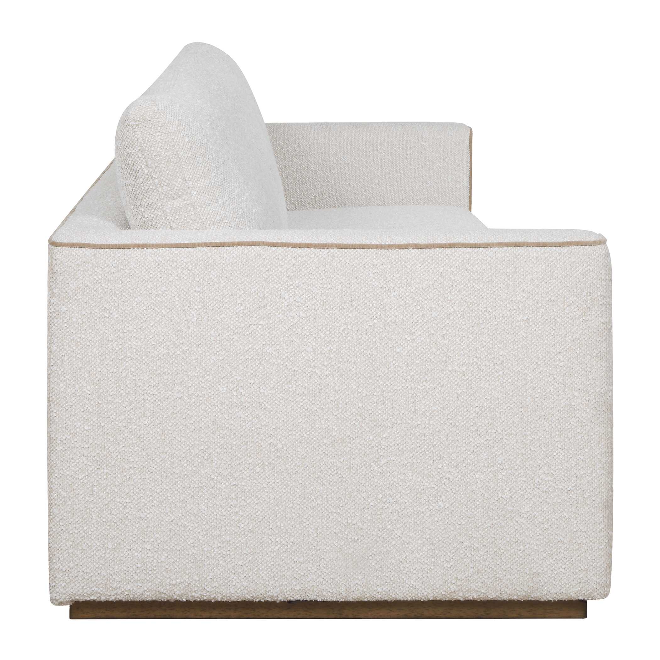 Uttermost Lorien Cream Boucle Sofa
