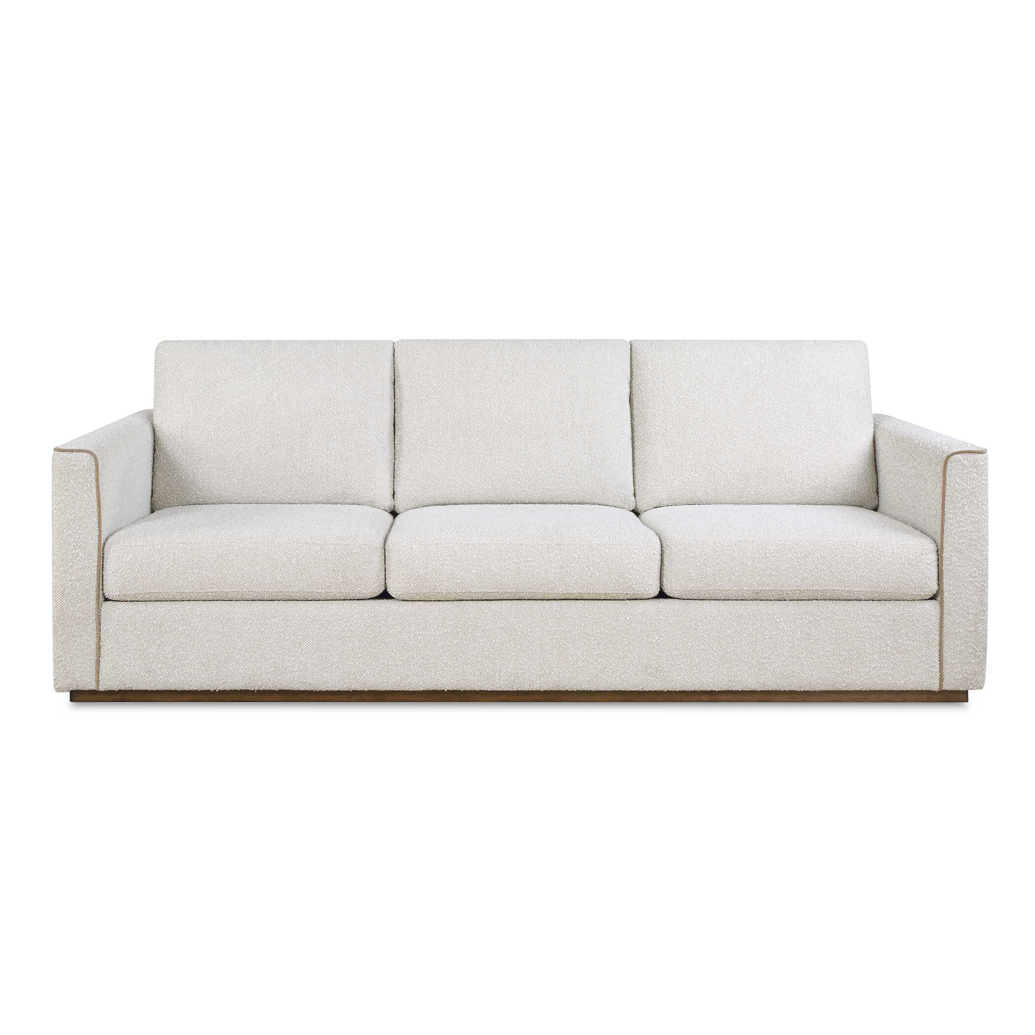 Uttermost Lorien Cream Boucle Sofa