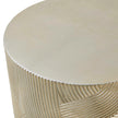 Uttermost Cassandra Gold Drum Accent Table