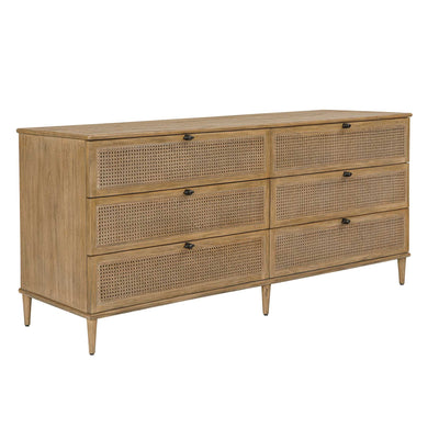 Uttermost Coast 6 Drawer Rattan Chest