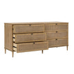 Uttermost Coast 6 Drawer Rattan Chest